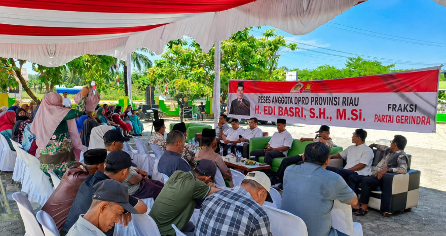 KEGIATAN RESES ANGGOTA DPRD H. EDI BASRI, SH., M.Si. DALAM RANGKA PENYERAPAN ASPIRASI MASYARAKAT DESA TANDAN SARI
